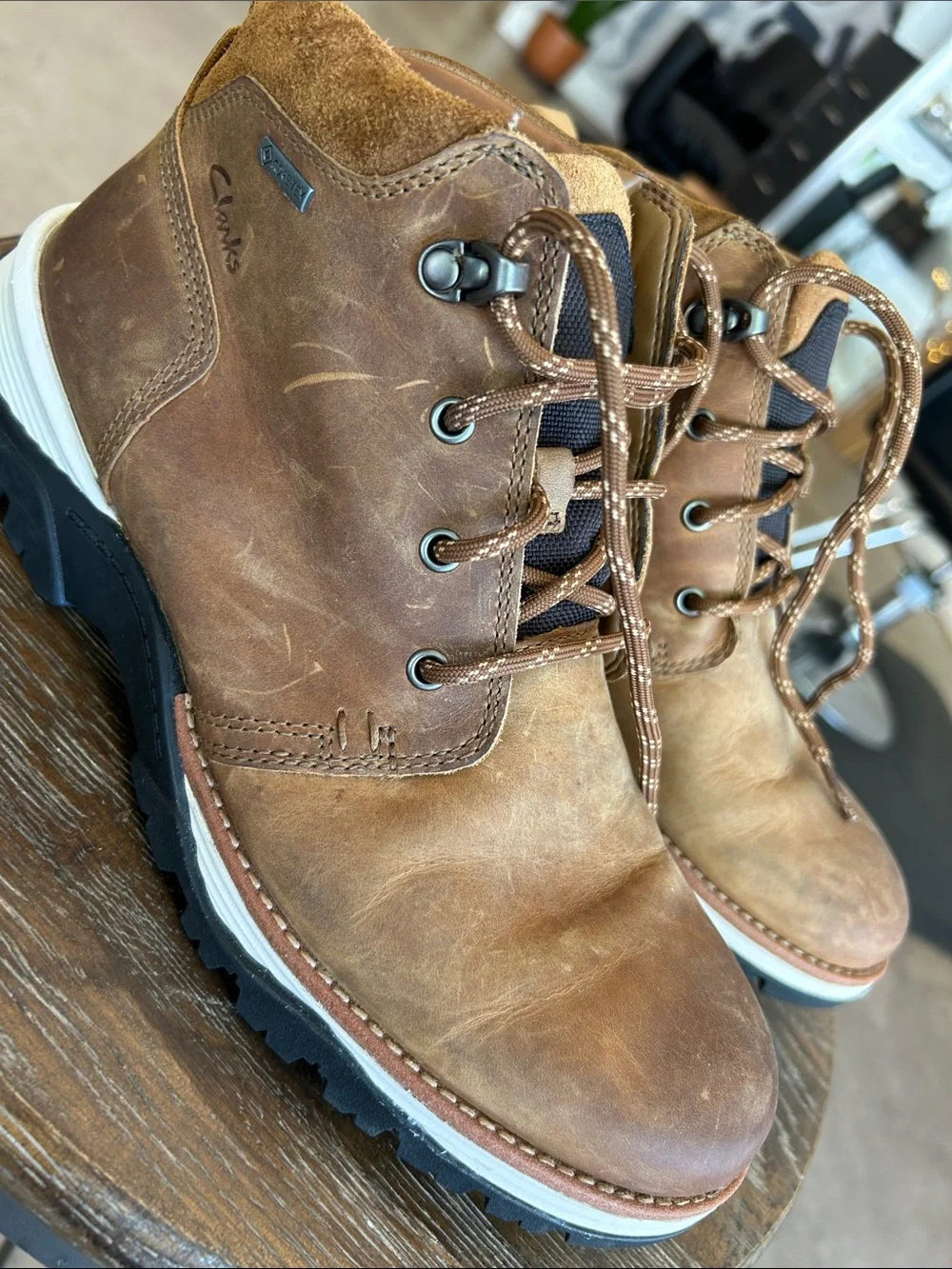 Clarks Topton Mid Gore-Tex GTX Men’s Brown Hiking Boots